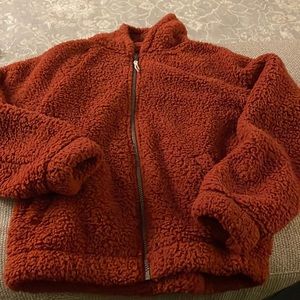 Women’s Sherpa zip up. Size XS